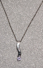 MARKEN KETTENANHÄNGER BRILLANT DIAMANT TANSANIT 14K 585 GOLD ZERTIFIKAT GESCHENK