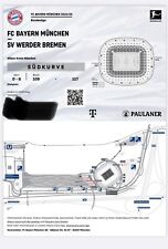 Sammler Used Ticket FC Bayern München - SV Werder Bremen 08.11.2022 P@H
