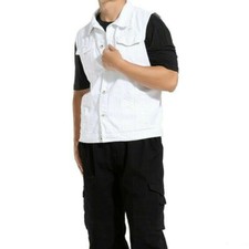 Herren Weiß Distressed