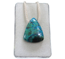 Chrysokoll Cabochon Anhänger