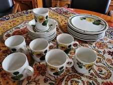 Thomas Porzellan scandic flowers 6 Kaffeesets 19 Teile Top