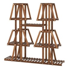 Pflanzenregal Holz Blumenregal