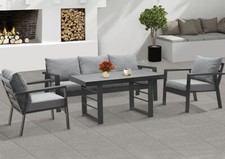 MeXo Gartenmöbel Set Alu