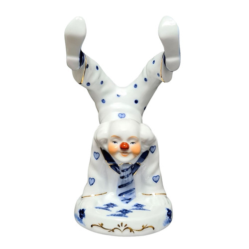 Porzellanfigur figur clown - figur, –