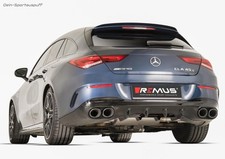 Remus Sportauspuff+Klappenstrg.Mercedes CLA45 S AMG Shooting Brake inkl ER-Bögen