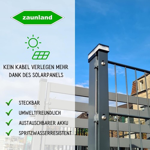 Zaunlampe zaunpfostenleuchte - zaunlampe,