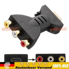 HDMI Stecker auf zu RCA 3