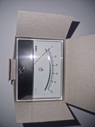Analoges einbau messgerät µa - analoges, einbau-messgerät