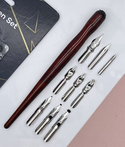 Kalligrafie set federhalter - kalligrafie,