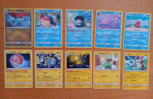 Verschiedene pokémonkarten - 10,