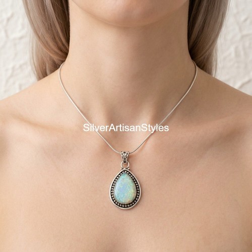 Blauer feueropal edelstein - feueropal,