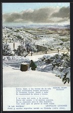 Nahuel Huapi /Neuquen, Winterliche Landschaft beim See, Ansichtskarte 