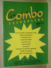 Musiknoten " Combo-Evergreens " Heft 4 für Akkordeon.