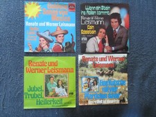Vinyl  7''  Single Sammlung -  35 St. - RENATE UND WERNER LEISMANN