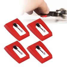 4X Plattenspieler Nadel Ersatznadel für Schallplattenspieler Tonabnehmer