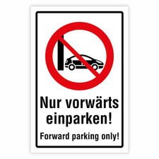"Nur vorwärts einparken –