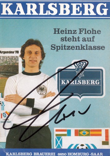 Autogrammkarte köln heinz - autogrammkarte, fc