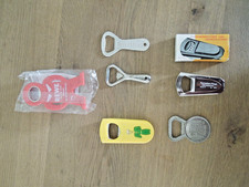 Konvolut / Sammlung von 7 alten Flaschenöffner Kapselheber Kronkorken