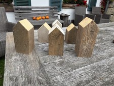 6 Holzhäuser unbehandelt