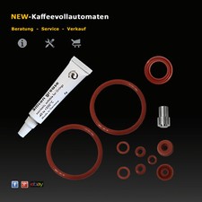Dichtungsset zu Brüheinheit und Drainageventil Jura Krups AEG Kaffeevollautomat
