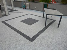 Bindemittel für gerundetes Glas Marmorkies Kiesel Naturgranulate Steinteppich 