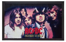 Tür Matte AC/DC Foto Spruch HIGHWAY TO HELL 60x40 cm Stars Schmutz Fuß Abtreter