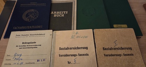 Alte dokumente ausweise - alte,