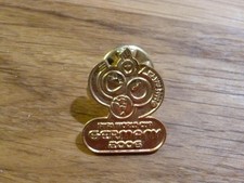 PIN Fußball WM Deutschland 2006 Logo gold Anstecker Anstecknadel Pinsammlung