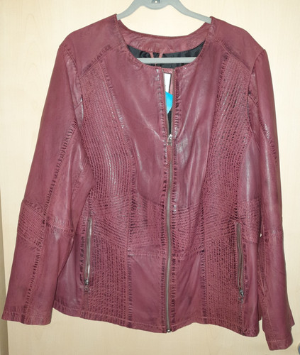 Damen lederjacke brand - lederjacke, kj