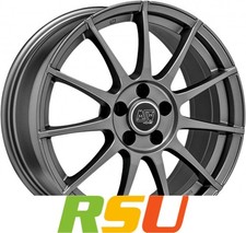 MSW MSW 85 matt graphite 6x14" ET37 LK4 108 ML 63.4 Alufelgen 14 Zoll