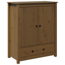 Highboard Weiß 83x41,5x100 cm