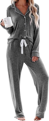 Damen lang schlafanzug pyjama - damen,