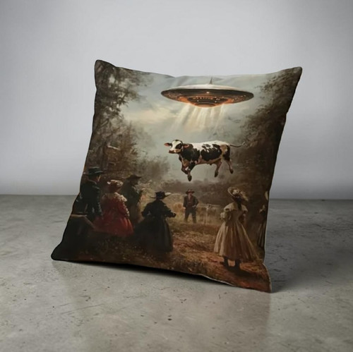 Deko kissenbezug ufo - deko,
