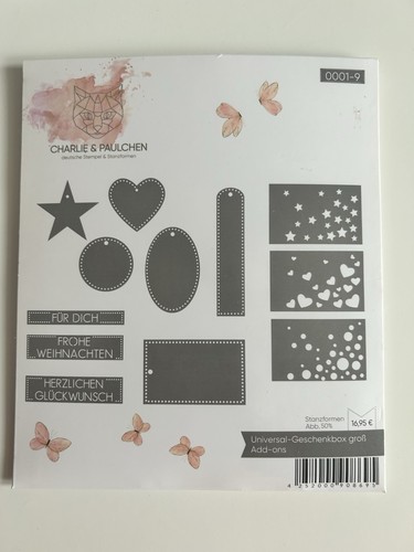 Stanzformen geschenkbox add - geschenkbox,
