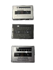 Grundig Steno Cassette 30 (Black) 3 Stück