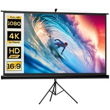 Beamer Leinwand mit Stativ 100