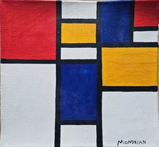 Piet Mondrian signiertes
