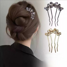 Metall Haarstab Perlen