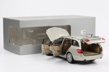 1:18 Minichamps Mercedes-Benz E-Klasse S212 T-Modell Perlbeige metallic full ope