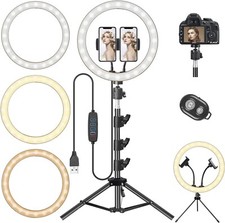 12 Zoll Ringlicht mit 2 x