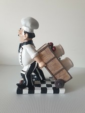 Deko Figur Koch Salz Pfeffer Streuer Küchenchef Küche Esstisch Dekoration 