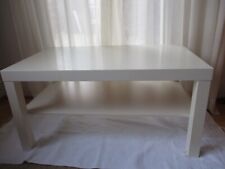Weißer Couchtisch von Ikea, 90 x 55 cm, CARB P2, Lack