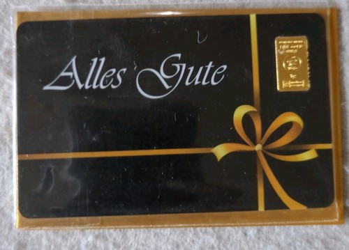 Gold geschenkkarte alles - 1g,