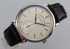 A. LANGE & SÖHNE Saxonia Automatic - White Gold 18K - 380.026 - Silver Dial