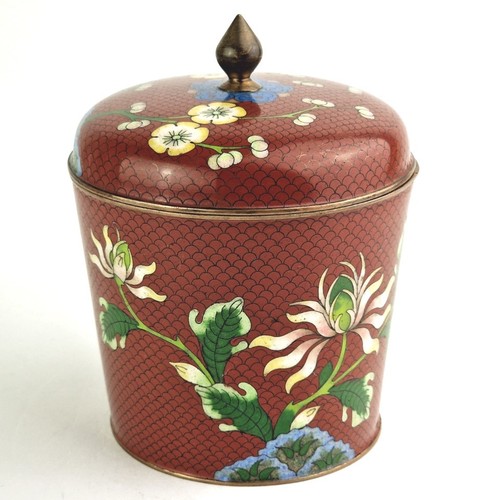 Dose deckeldose cloisonne - dose,