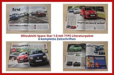 Mitsubishi Space Star 1.0 mit 71PS Literaturpaket - 6 komplette Zeitschriften