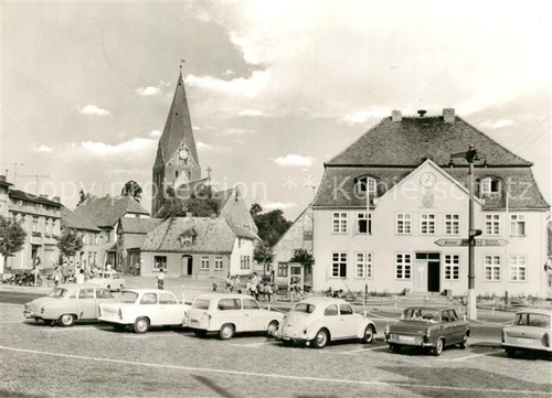 Neubukow rathaus marktplatz - neubukow,