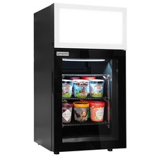 GGM Gastro Minibar-Tiefkühlschrank - 460mm - mit 1 Glastür & Werbedisplay