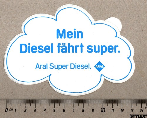 Aufkleber sticker aral mein - aral,