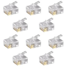 10x RJ12 6pol Modular Western